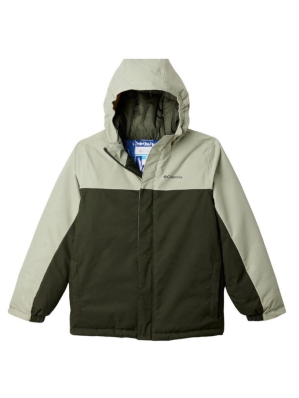 Columbia Boys’ Hikebound II Omni-Heat Waterproof Insulated Jacket Green S 8 NWT